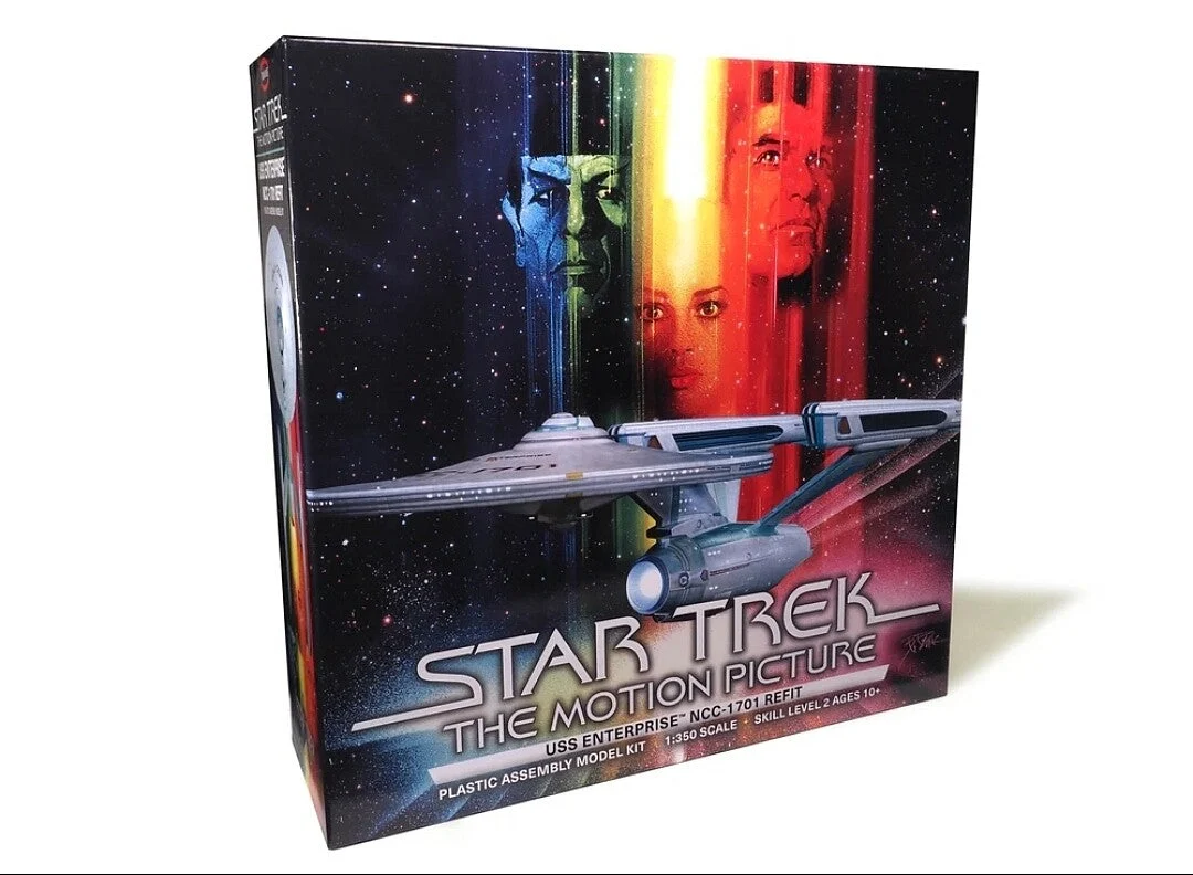 1/350 Polar Lights Star Trek USS Enterprise Refit Plastic Model Kit