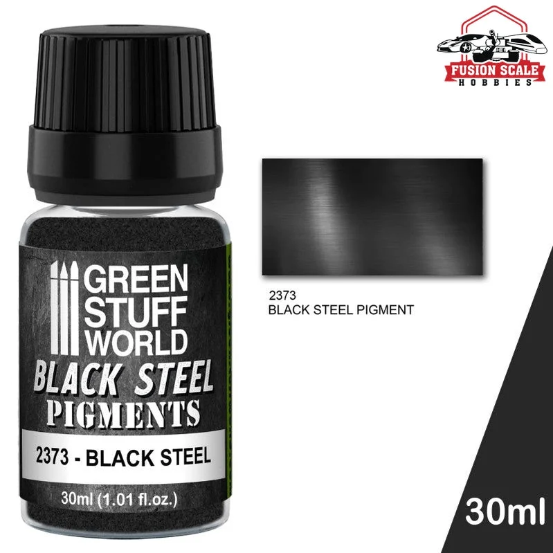 Green Stuff World Black Steel Pigment 30ml GSW2373