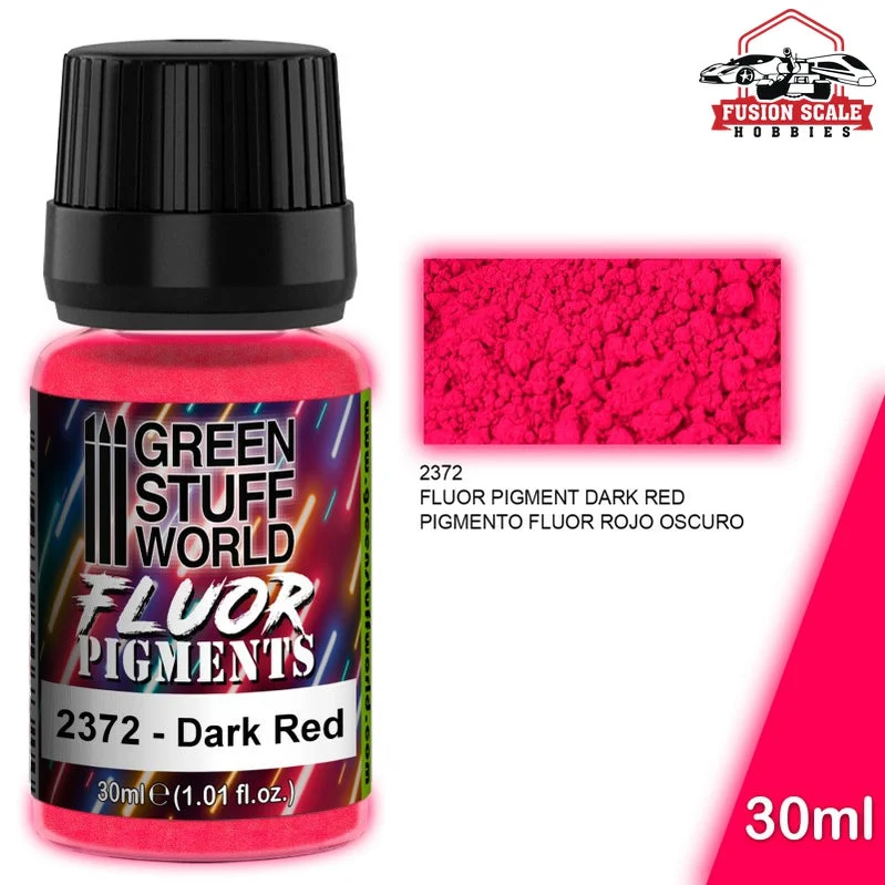 Green Stuff World Fluorescent Dark Red Pigment 30ml GSW2372