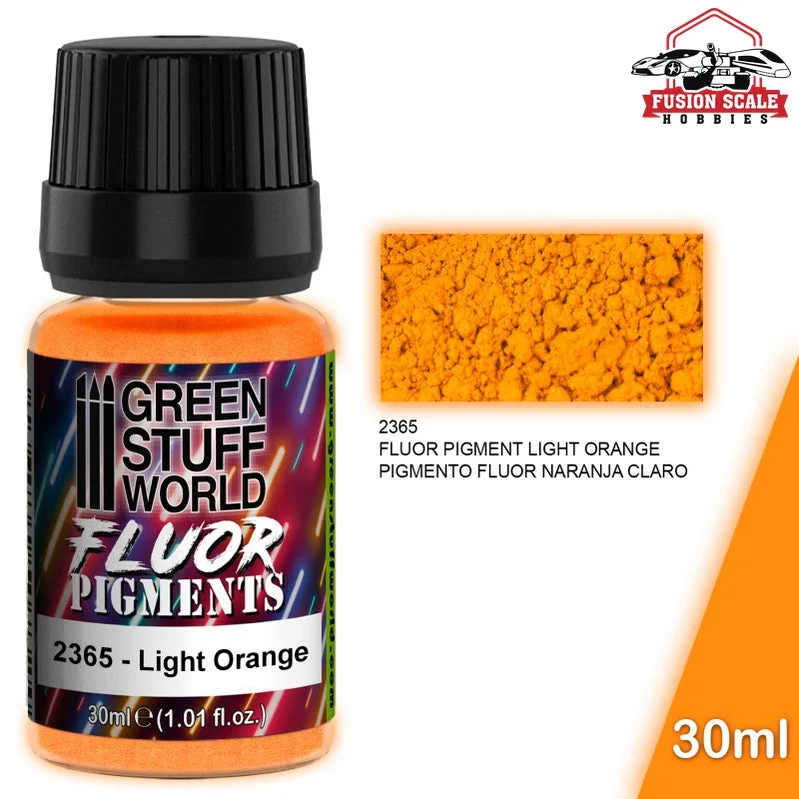 Green Stuff World Fluorescent Light Orange Pigment 30ml GSW2365