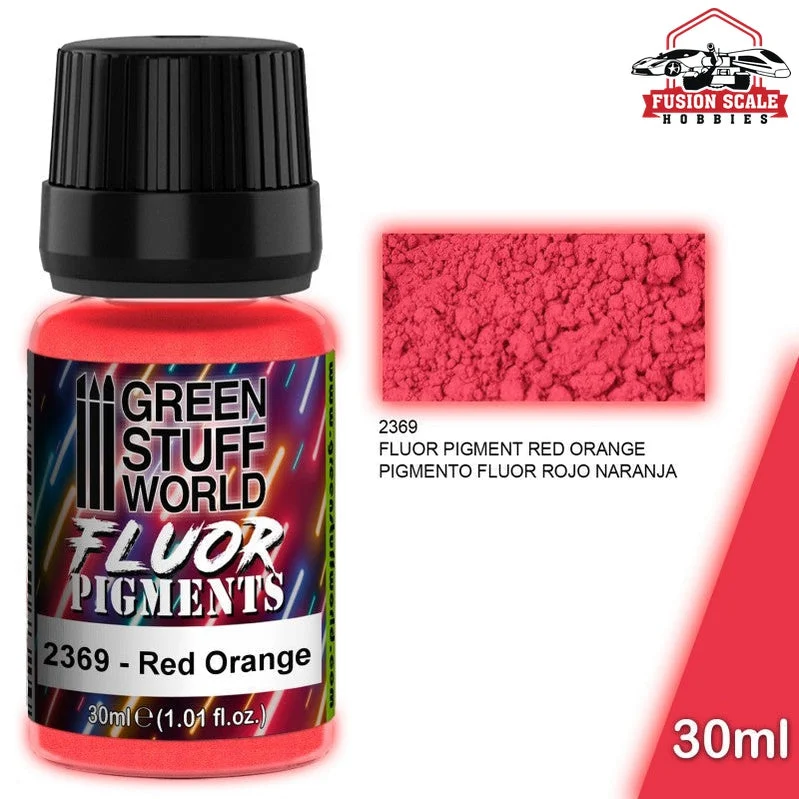 Green Stuff World Fluorescent Red Orange Pigment 30ml GSW2369