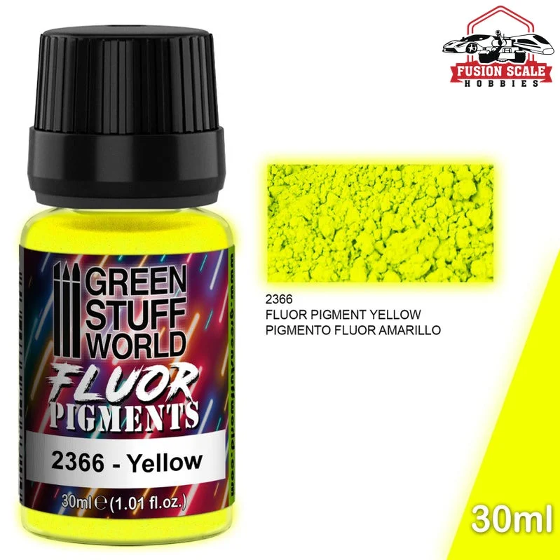 Green Stuff World Fluorescent Yellow Pigment 30ml GSW2366