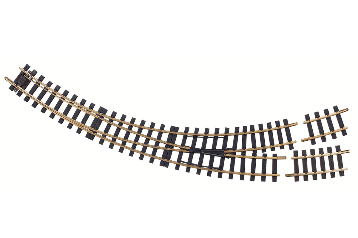 Piko 35224 Manual Curved Switch Left R3-R5 Track (G-Scale)