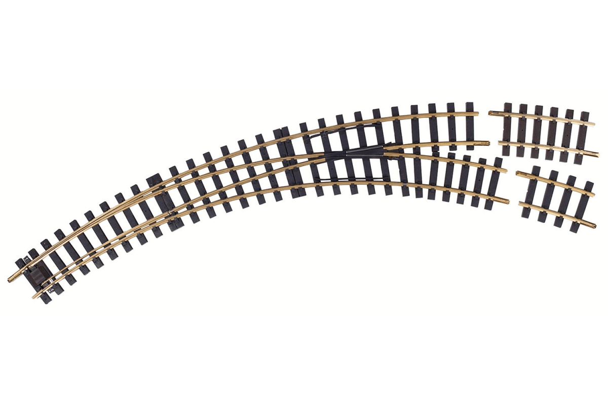 Piko 35225 Manual Curved Switch Right R3-R5 Track (G-Scale)