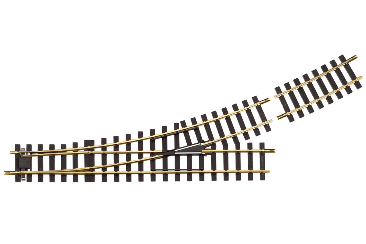 Piko 35226 R7 Manual Switch Left 22.5Ãƒâ€šÃ‚Â° Track (G-Scale)