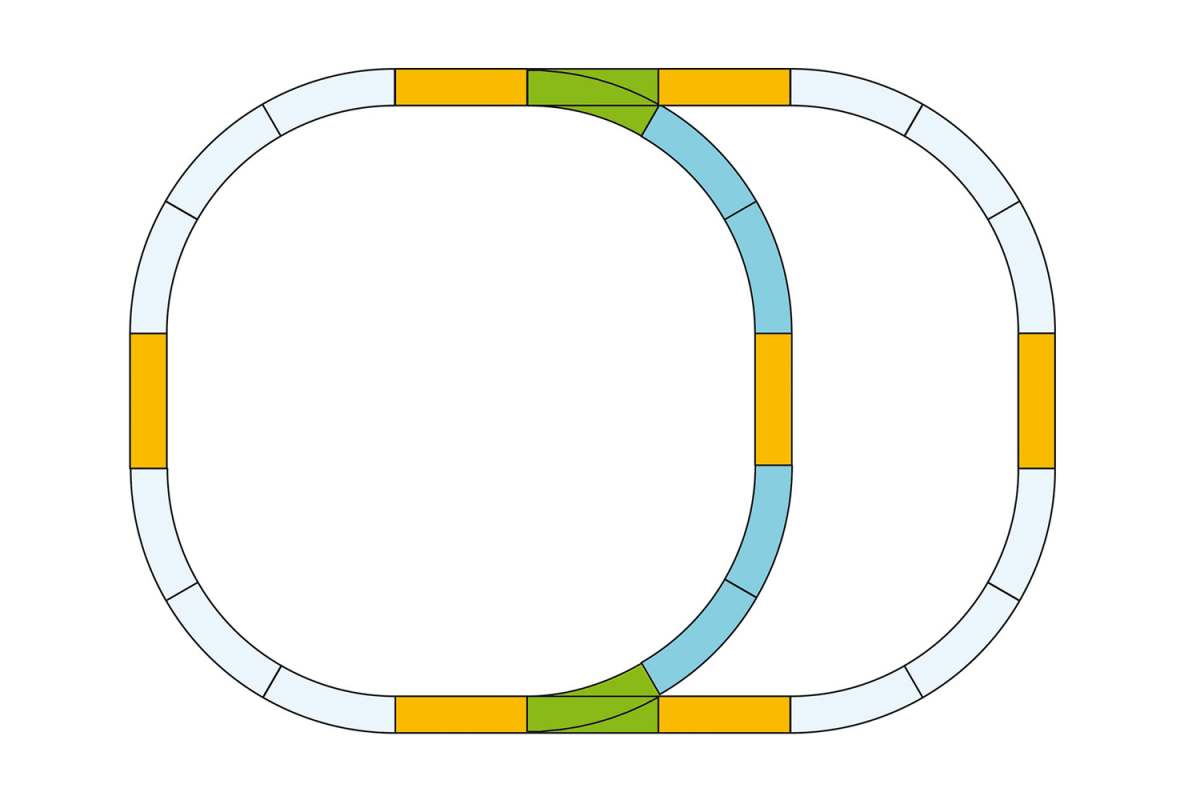 Piko 35302 Double Oval Track Set Track (G-Scale)