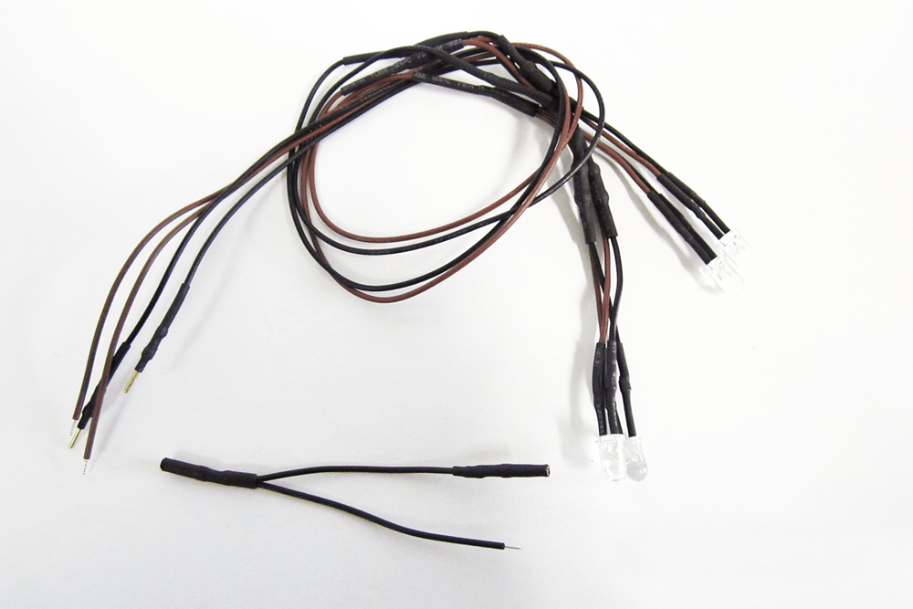 Piko 36016 V100/V199 Add-On Rear Light Set - 4 LEDs (G-Scale)