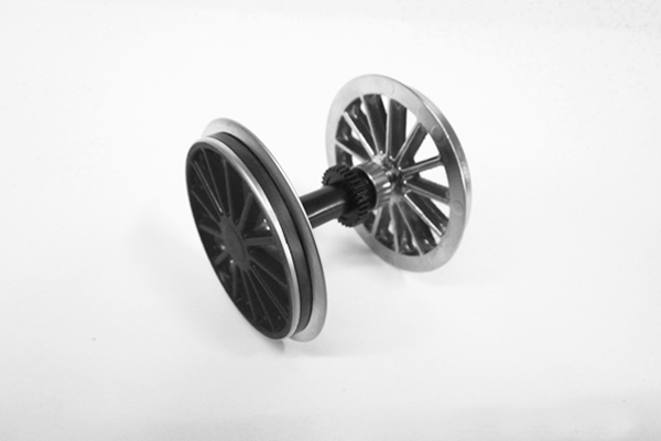 Piko 36081 Ball Bearing Traction Wheelset: BR194, Black (G-Scale)