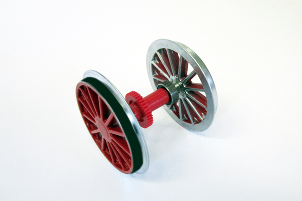 Piko 36085 Ball Bearing Plated Traction Wheelset: BR194, Red (G-Scale)