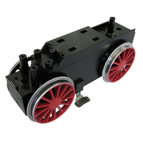 Piko 36108 Ball Bearing Retrofit Motor Block: BR194, Red Wheels (G-Scale)