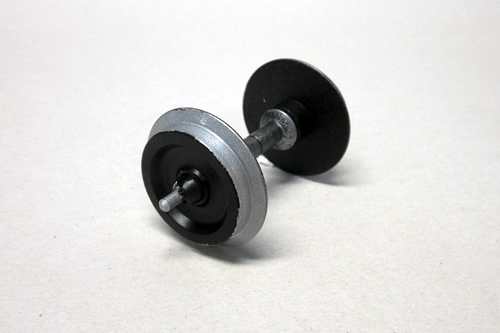 Piko 36165 Metal Wheelset: 35mm Plated, 2 pcs - Fits Most European Cars (G-Scale)