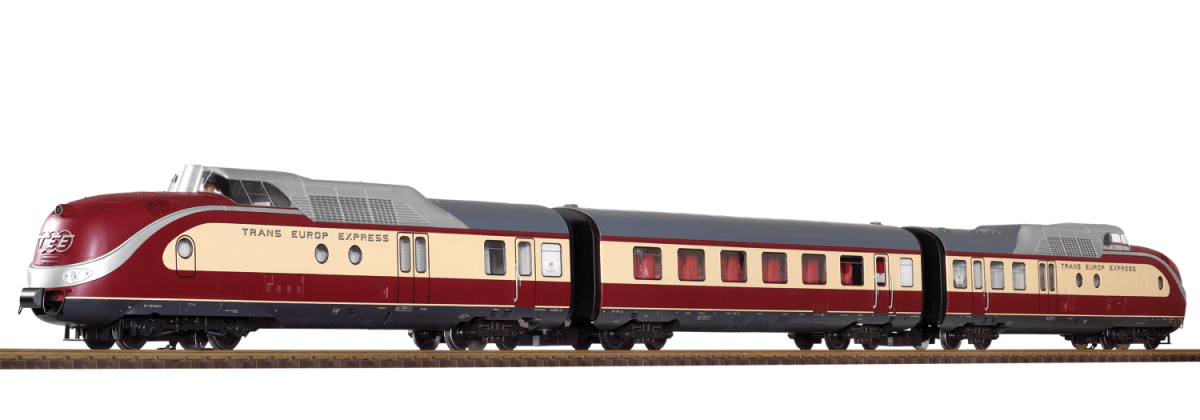 Piko 37320 DB III TEE Diesel VT 11.5 3-Unit Train (G-Scale)