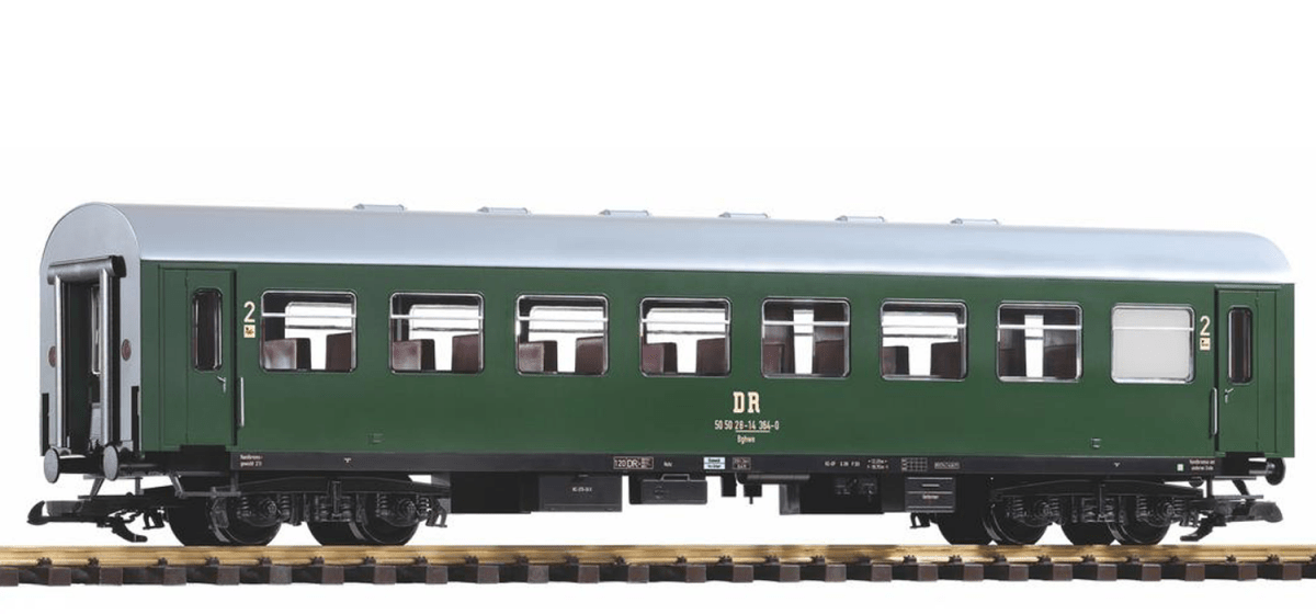 Piko 37650 DR IV Reko 2 Class Coach, Green (G-Scale)