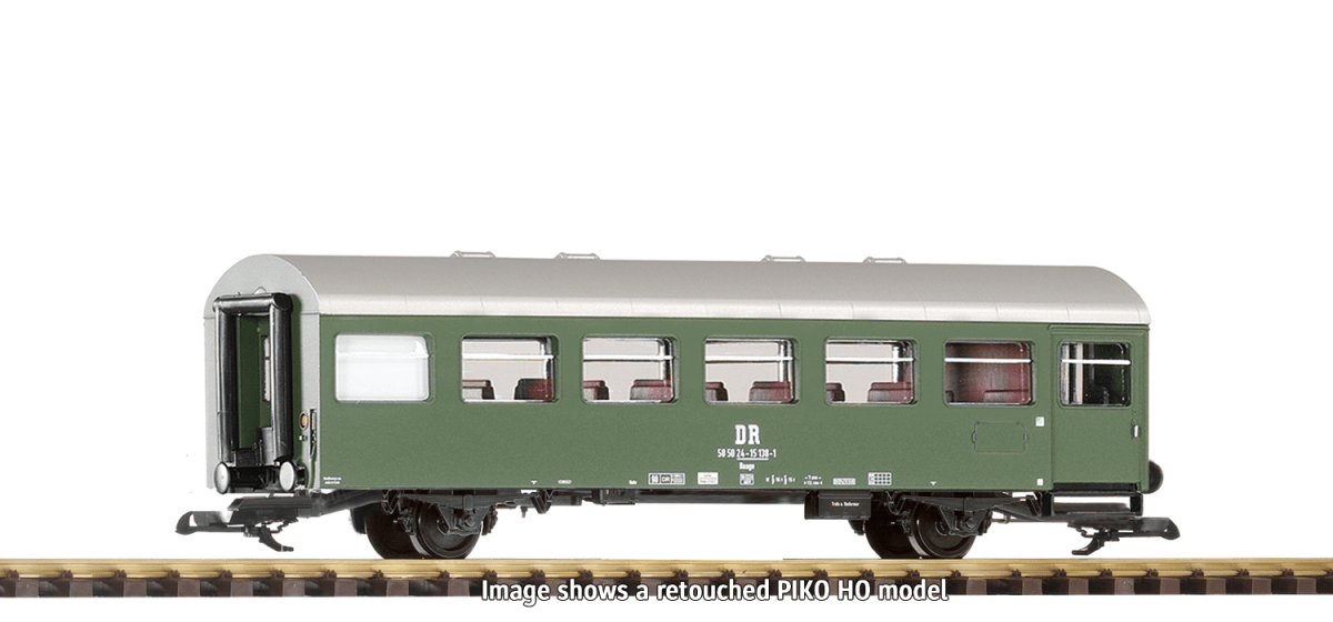 Piko 37682 DR IV 3-Axle Coach Baage (G-Scale)