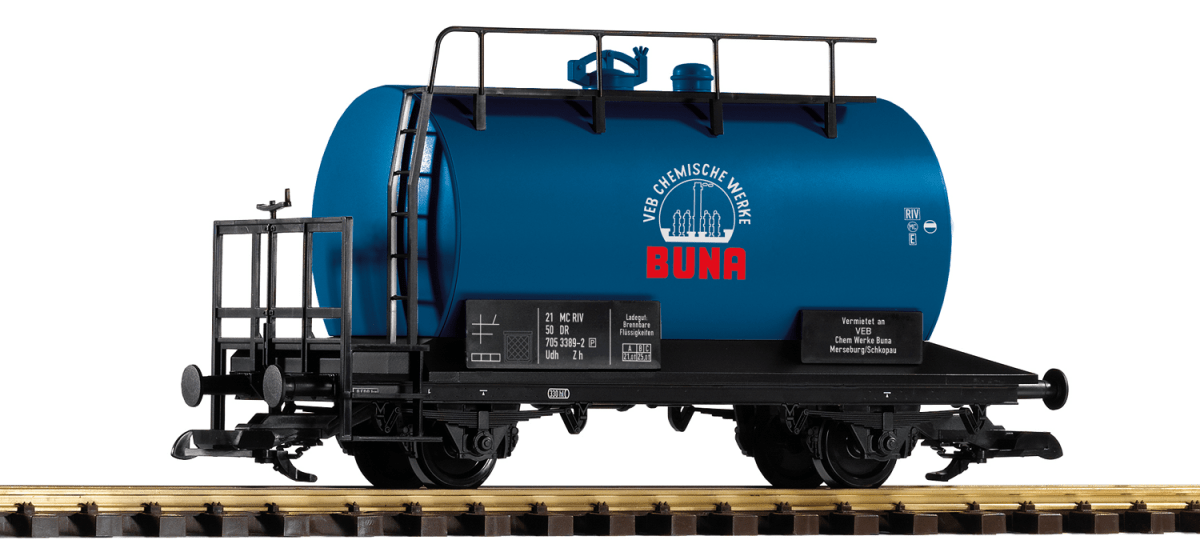 Piko 37956 DR IV BUNA 2-Axle Tank Car w/ Brake Platform (G-Scale)