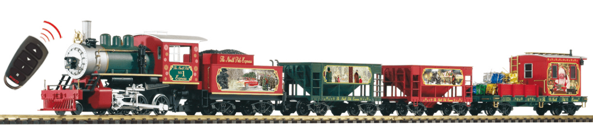 Piko 38123 Christmas Freight R/C Starter Set w/Analog Sound & Smoke (G-Scale)