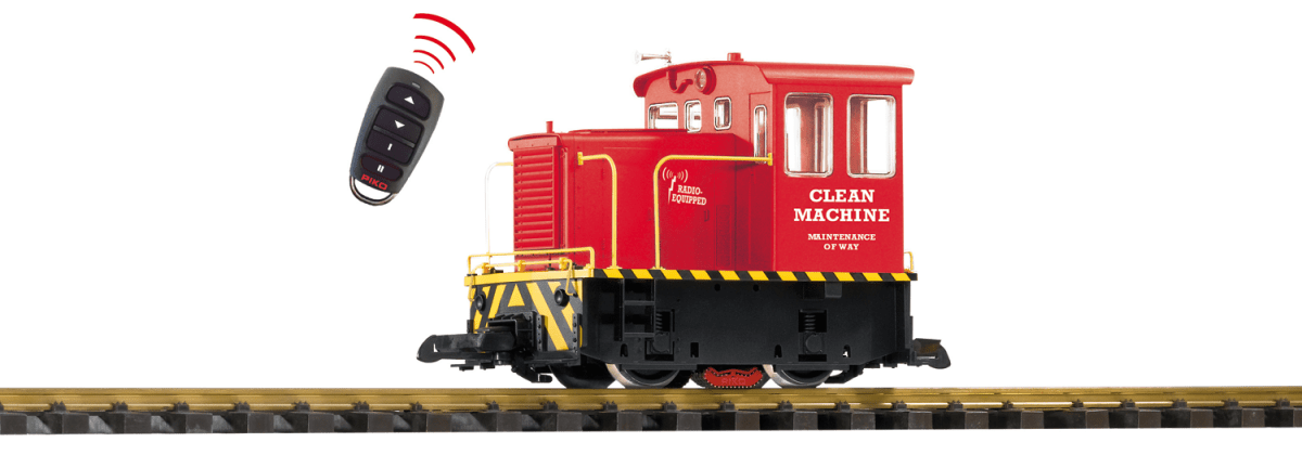 Piko 38506 Clean Machine R/C GE 25-Ton Track Cleaning Locomotive (G-Scale)
