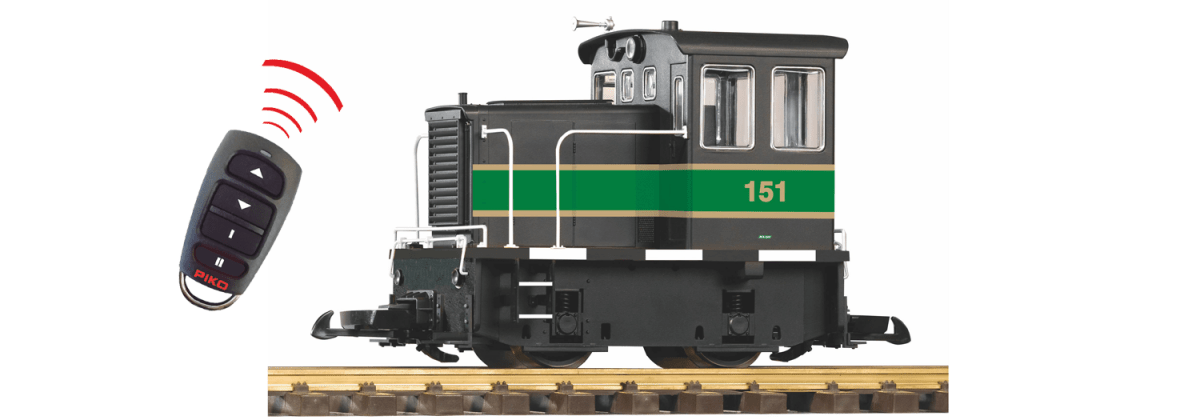 Piko 38512 KLW 25-Ton Diesel Loco, Battery R/C w/Sound (G-Scale)