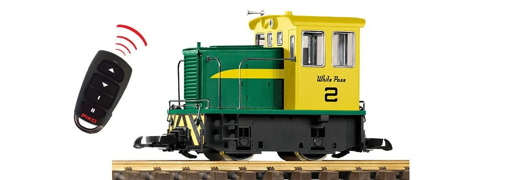 Piko 38514 WP&YR 25-Ton Diesel Loco, Battery R/C w/Sound (G-Scale)