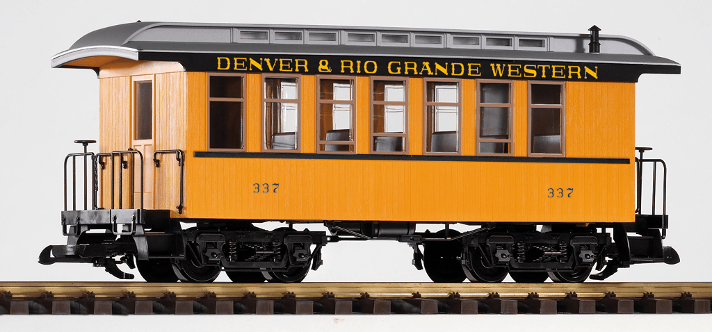 Piko 38610 D&RGW Wood Coach #337 (G-Scale)