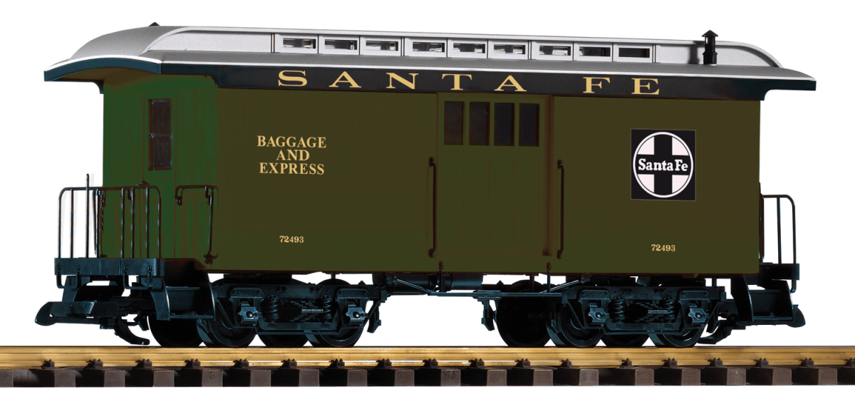 Piko 38626 Santa Fe Wood Baggage Car (G-Scale)