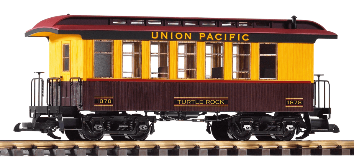 Piko 38654 Union Pacific Wood Coach #1878 (G-Scale)