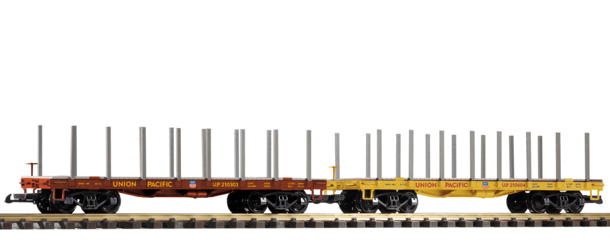 Piko 38774 UP Flatcar 2-Pack (G-Scale)