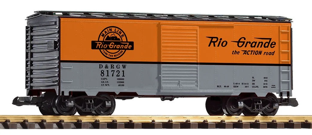 Piko 38809 D&RGW Steel Boxcar (G-Scale)