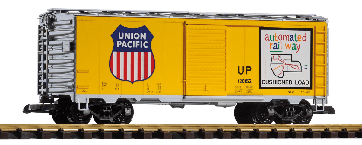 Piko 38831 Union Pacific Steel Boxcar, Armour Yellow (G-Scale)