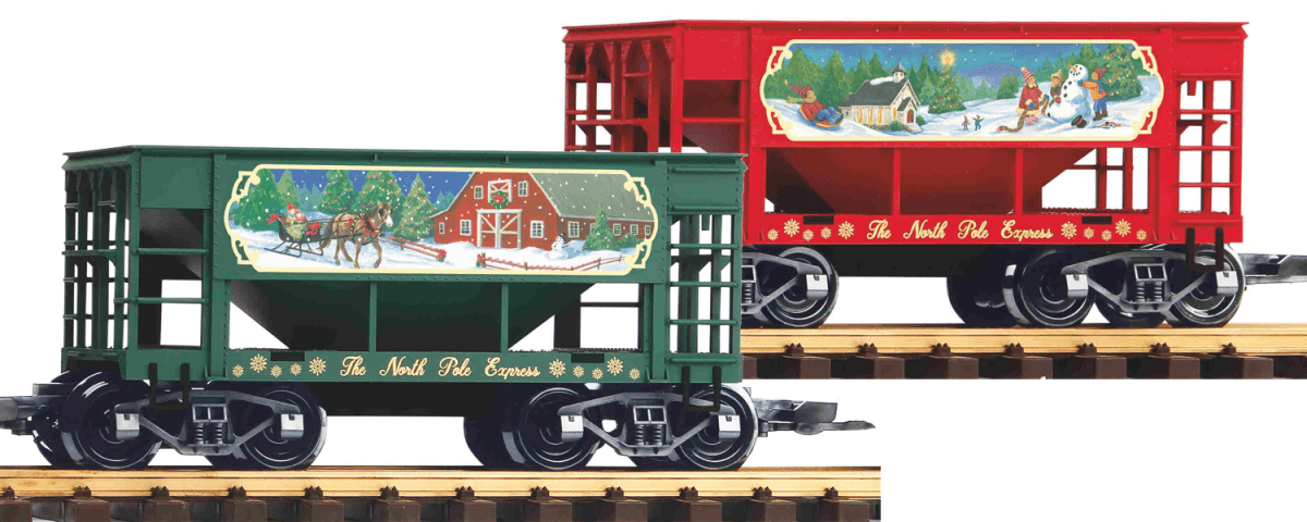 Piko 38915 North Pole Express Ore Car, 2-Pack (G-Scale)
