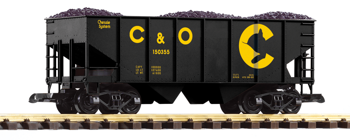 Piko 38924 Chessie/C&O Rib-Side Hopper Car (G-Scale)