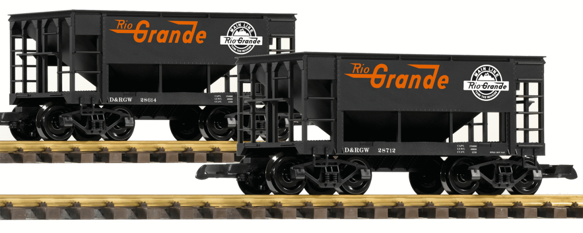 Piko 38931 D&RGW Ore Car, 2-Pack (G-Scale)