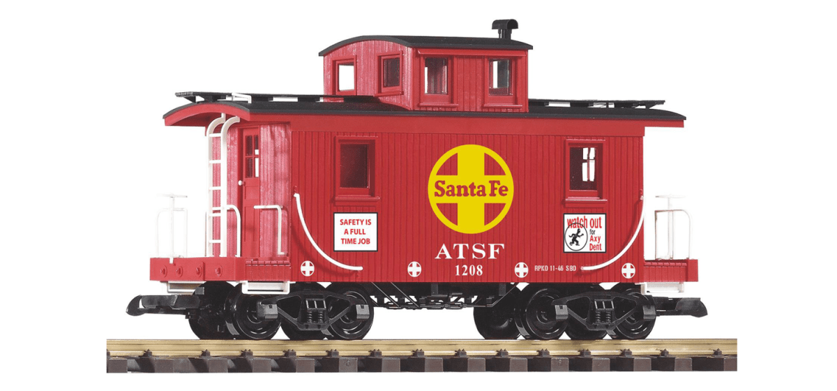 Piko 38945 SF Wood Caboose #1208 (G-Scale)