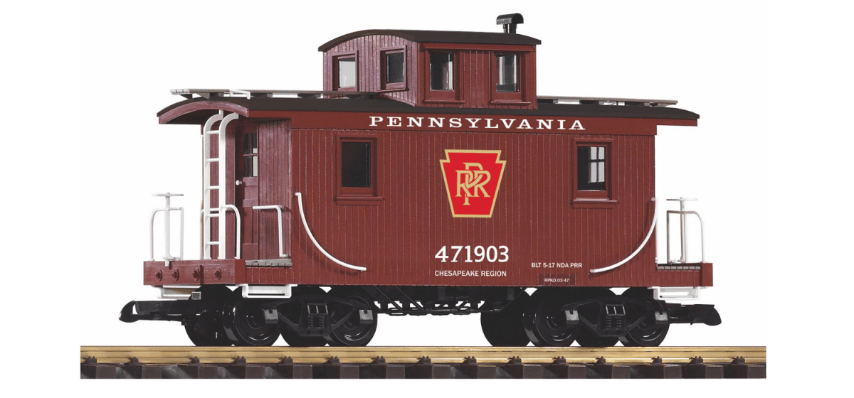 Piko 38946 PRR Wood Caboose #471903 (G-Scale)