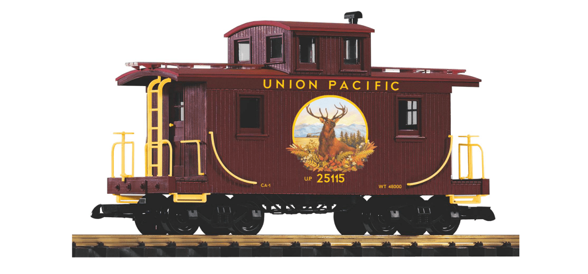 Piko 38948 UP Wood Caboose, Elk (G-Scale)