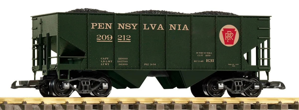 Piko 38955 PRR Rib-Side Hopper Car (G-Scale)