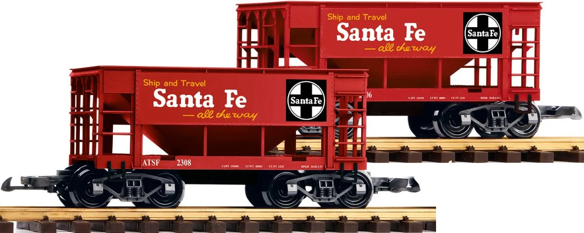Piko 38971 Santa Fe Ore Car, 2-Pack (G-Scale)