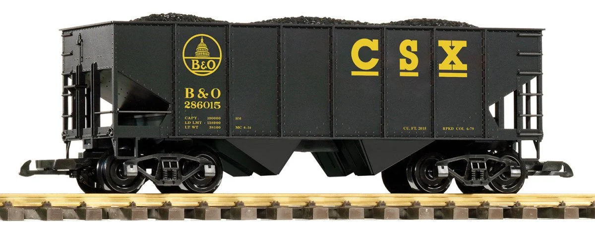 Piko 38973 CSX-B&O Rib-Side Hopper (G-Scale)