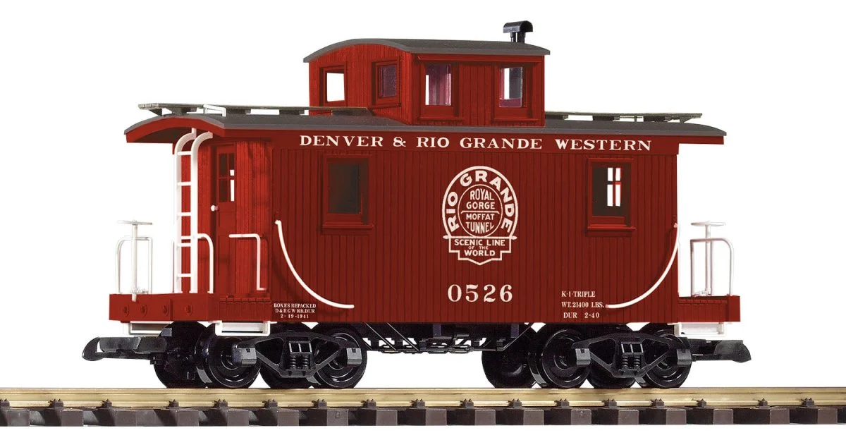 Piko 38976 D&RGW Wood Caboose 0526 (G-Scale)