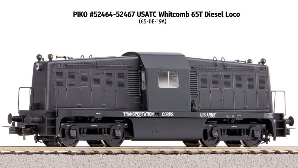 Piko 52466 USATC Whitcomb 65T, Sound (HO-Scale)