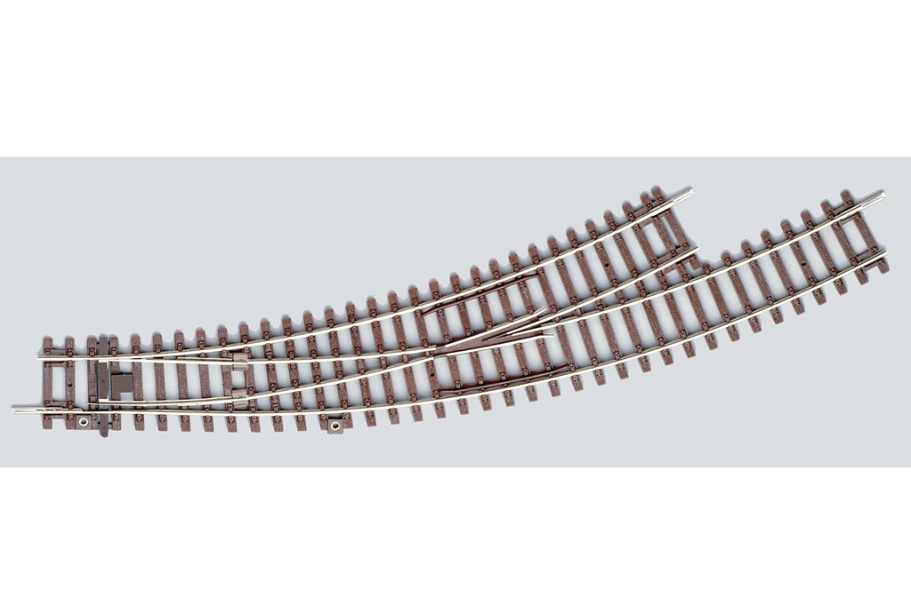Piko 55222 Left Curved Switch BWL, R2/R3 (HO-Scale)