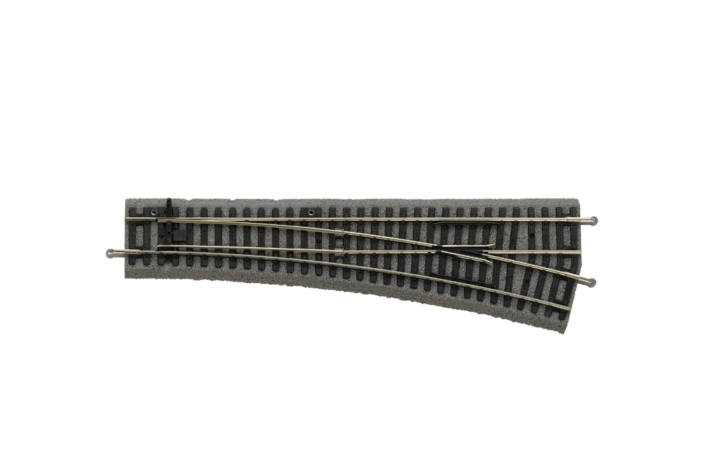 Piko 55421 Roadbed A-Track Right Switch WL, R9 (HO-Scale)