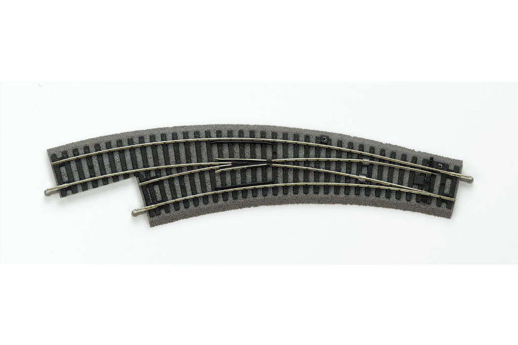 Piko 55422 Roadbed A-Track Left Curved Switch BWL, R2/R3 (HO-Scale)