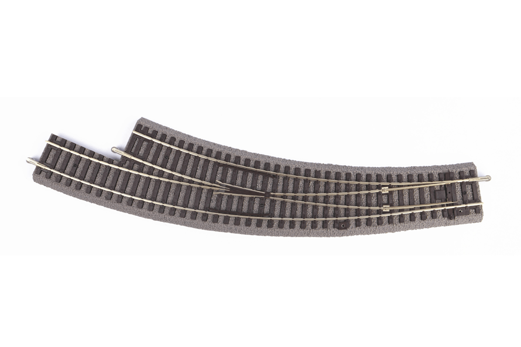 Piko 55428 Roadbed A-Track Right Curved Switch BWL R3/R4 (HO-Scale)