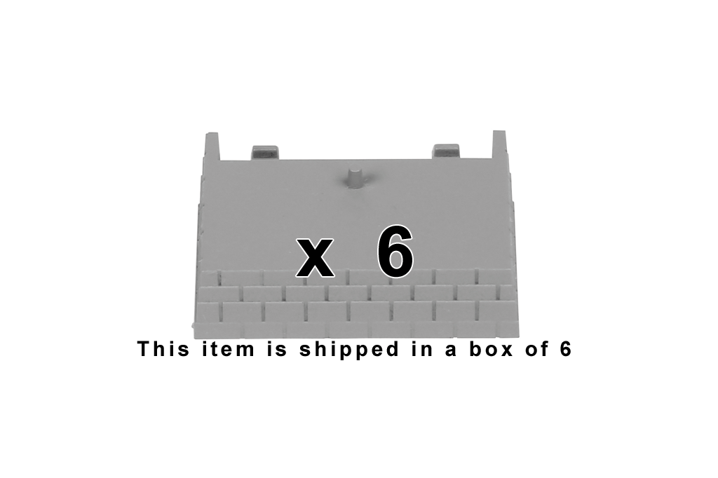 Piko 55447 Roadbed for Power Clip, 6 Pcs (HO-Scale)
