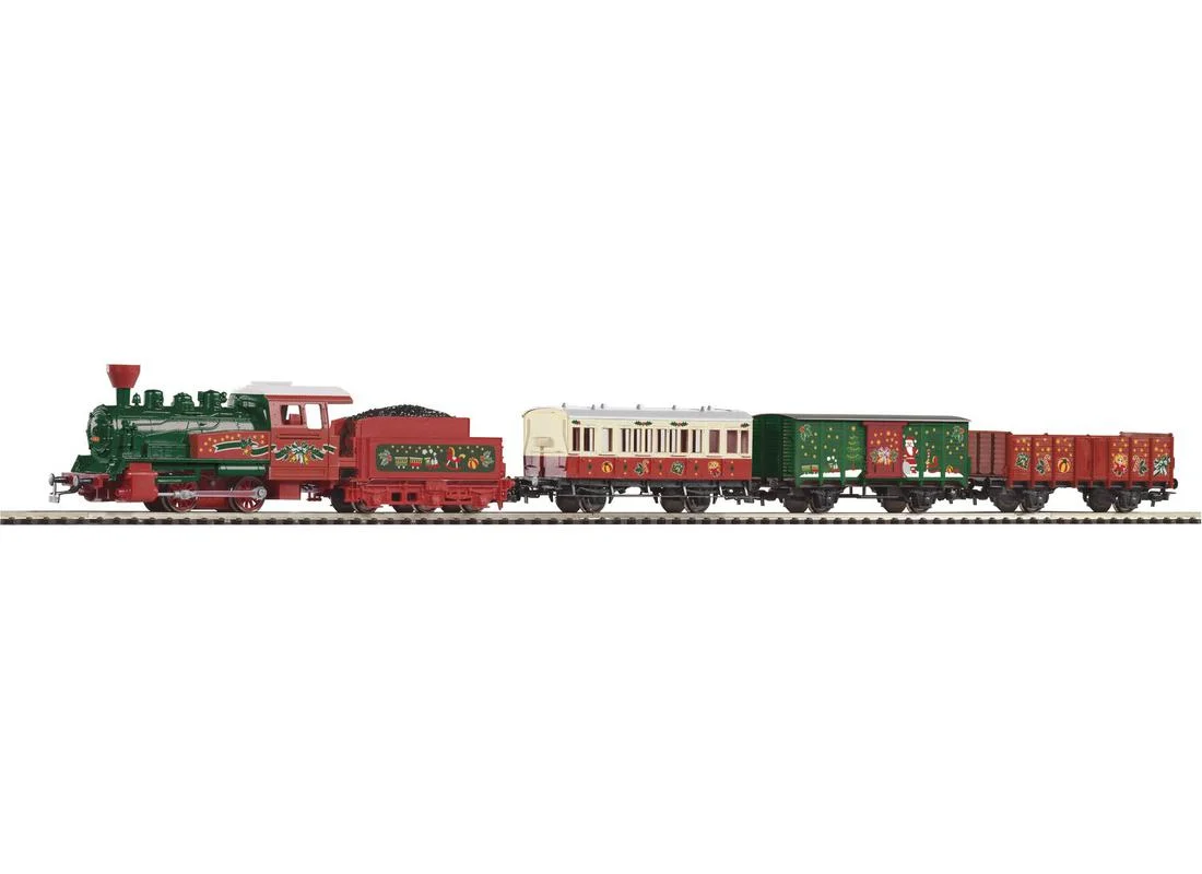 Piko 57081 Roadbed Christmas Starter Set, 120V (HO-Scale)