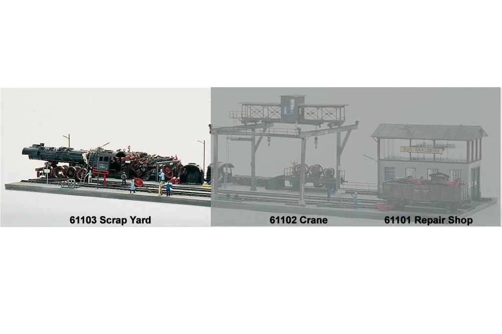 Piko 61103 Classic Line Locomotive Scrap Yard, Building Kit (HO-Scale)