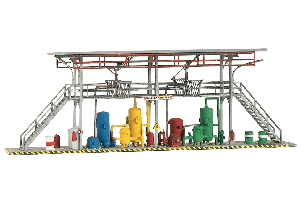 Piko 61105 Classic Line Tank Station Fill Racks, Building Kit (HO-Scale)