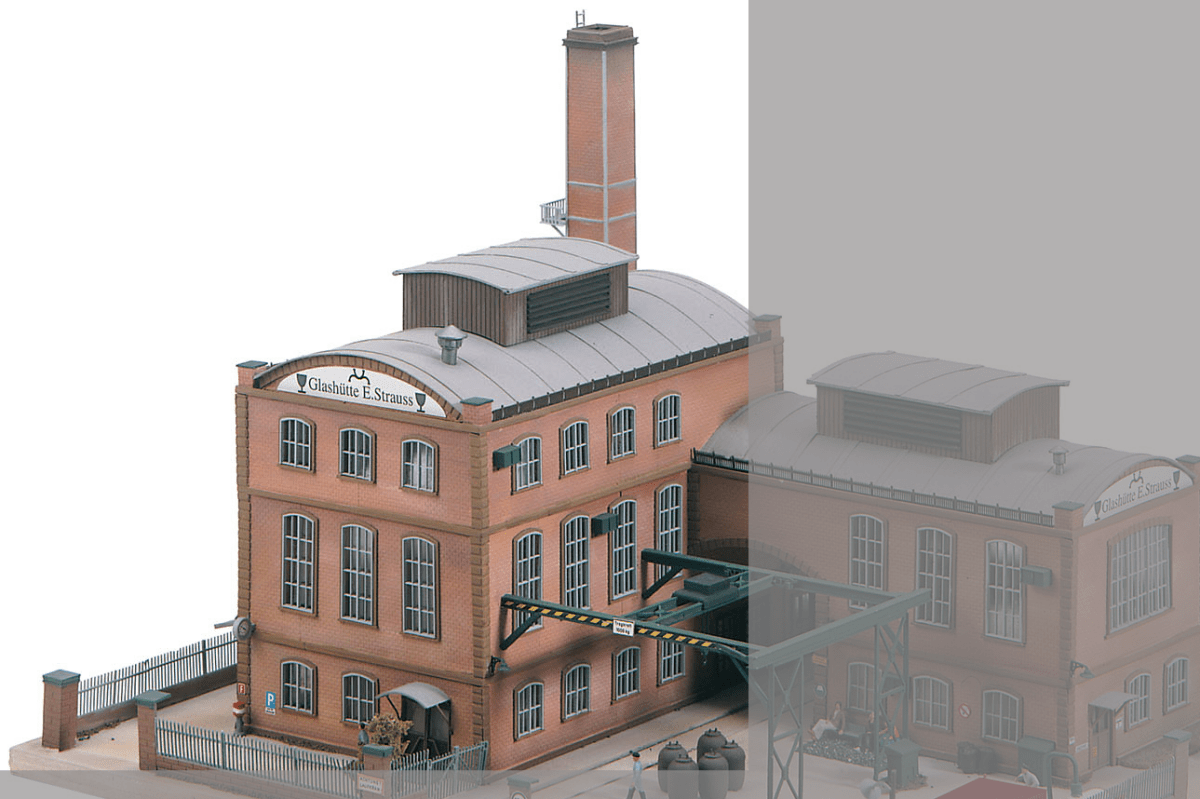 Piko 61116 Classic Line E Strauss Glass Factory, Building Kit (HO-Scale)