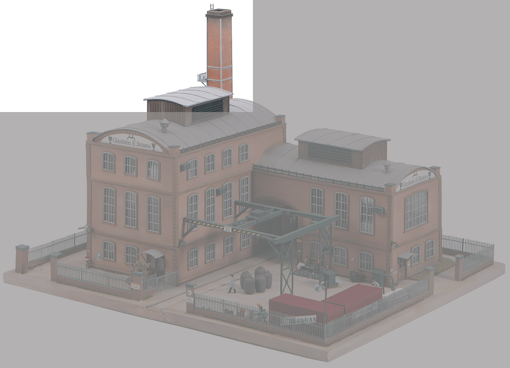 Piko 61118 Classic Line Factory Chimney, Building Kit (HO-Scale)
